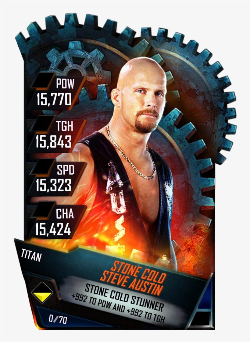 Steveaustin S4 18 Titan - Jeff Hardy Wwe Supercard, transparent png download