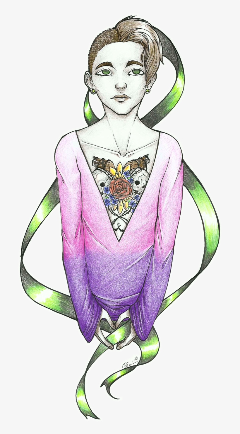 Chest Tattoo - Illustration, transparent png download