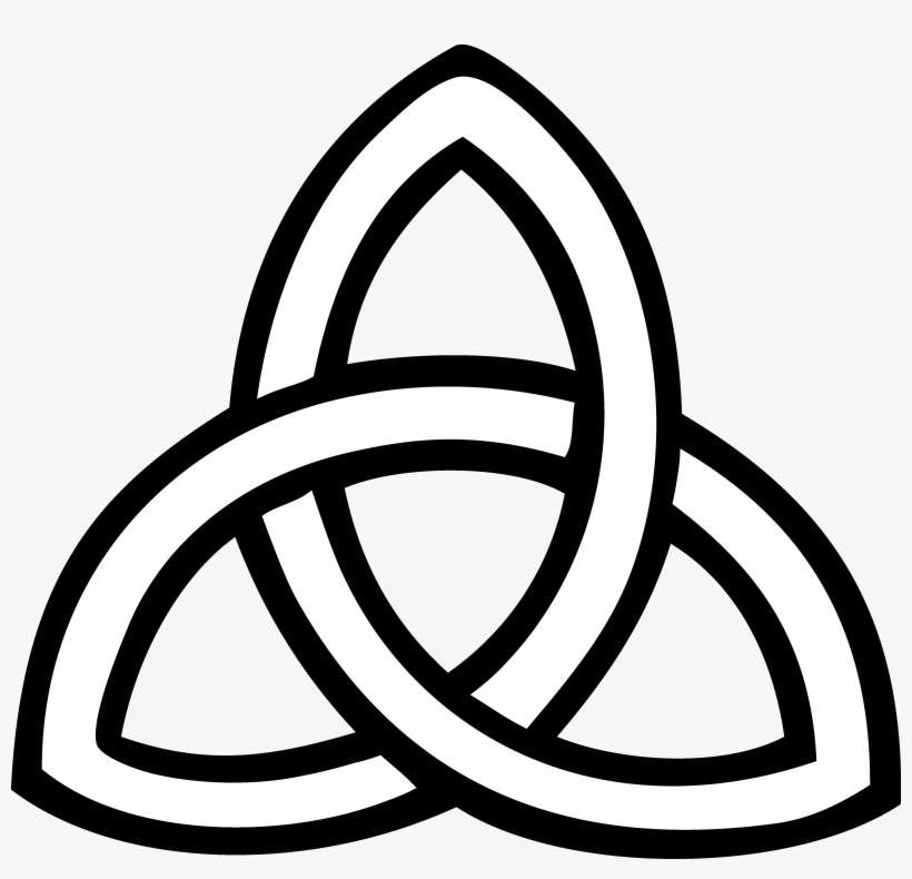 Triquetra Celtic Knot Trinity Symbol Clip Art - Trinity Symbol, transparent png download