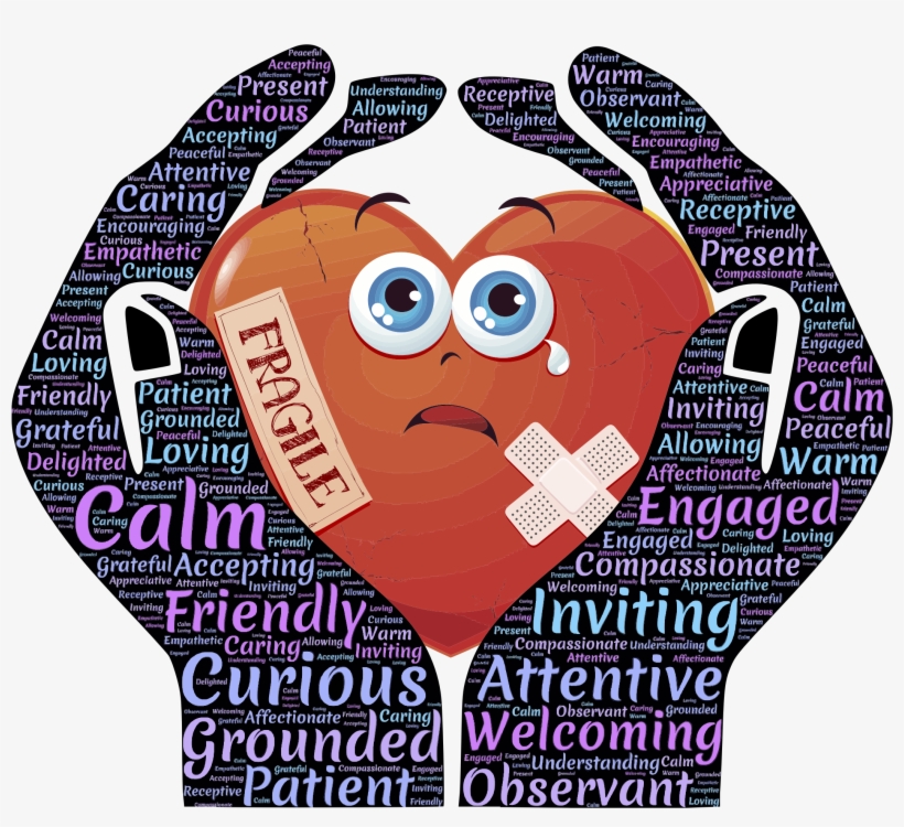 Warm-hearted, Best Friends - Fragile Symbol With A Heart, transparent png download