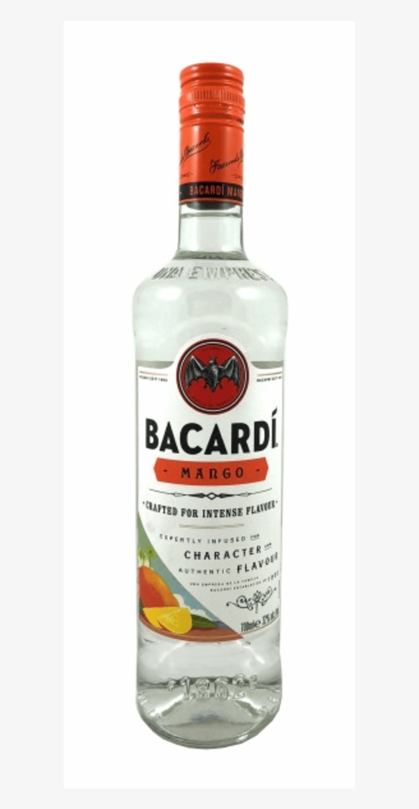 Bacardi Mango Flavoured Spirit Drink Flasche Png Bacardi - Bacardi Mango Rum Spirit, transparent png download