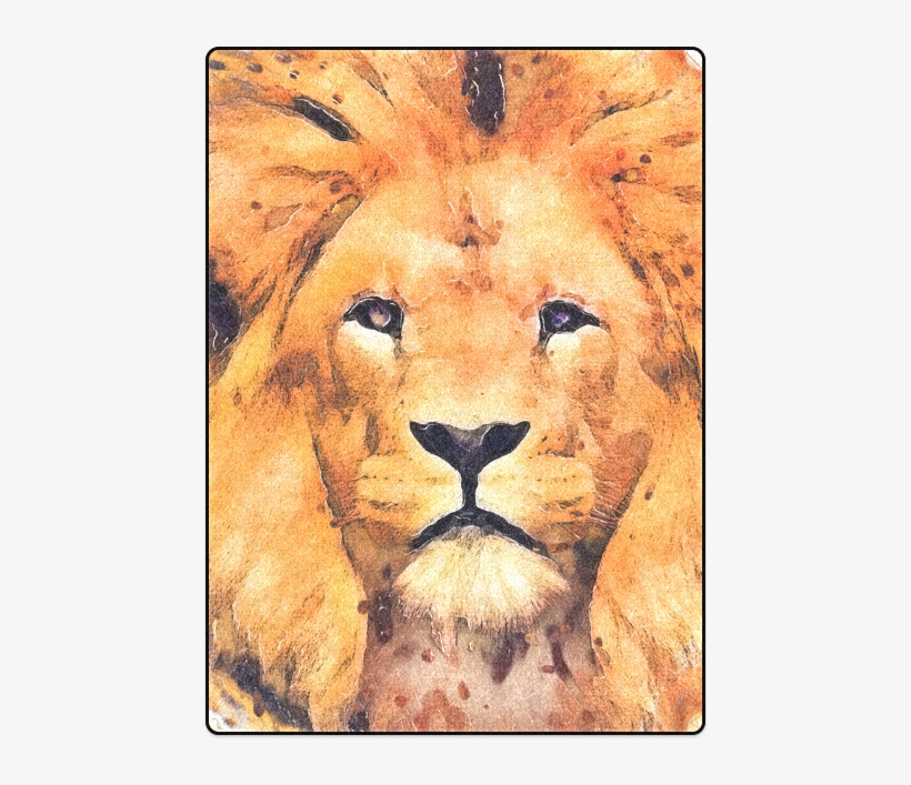 Lion Wall Tapestry - Small: 51" X 60", transparent png download