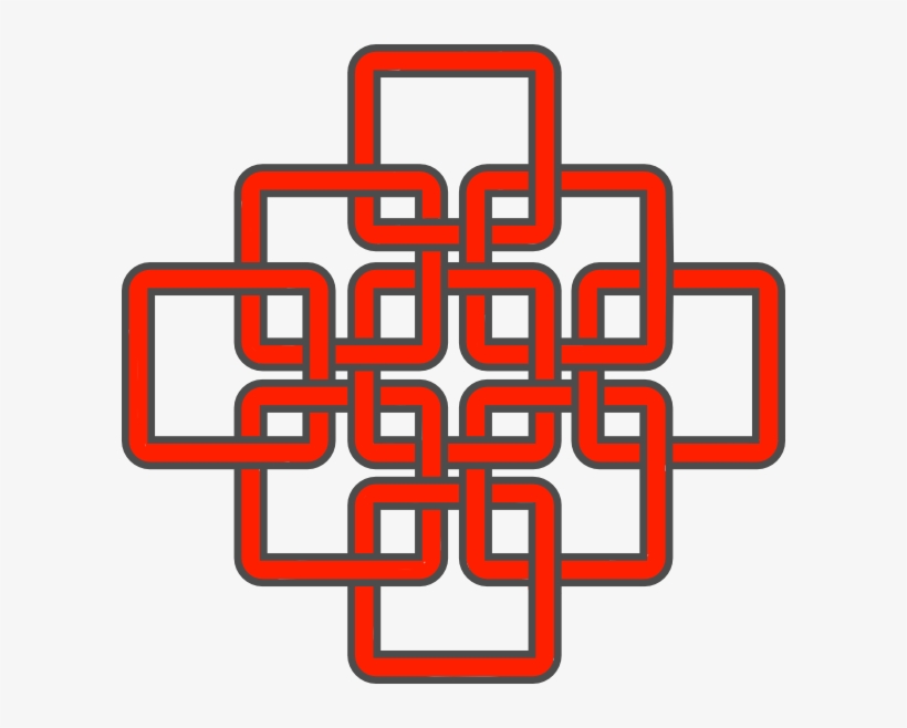 Celtic Knot Red Clipart, transparent png download