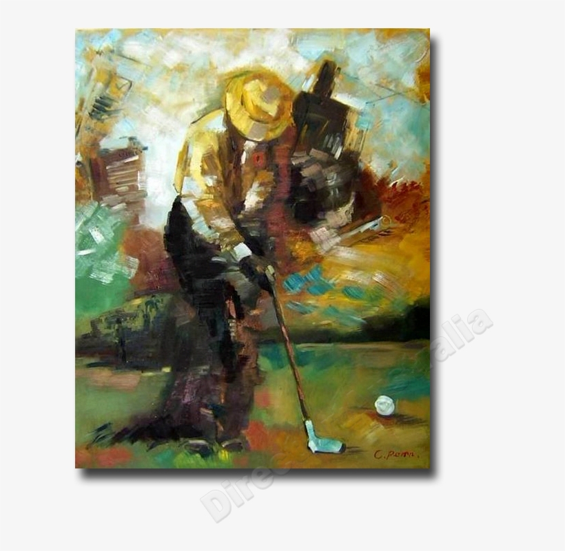 The Golfer - Picture Frame, transparent png download