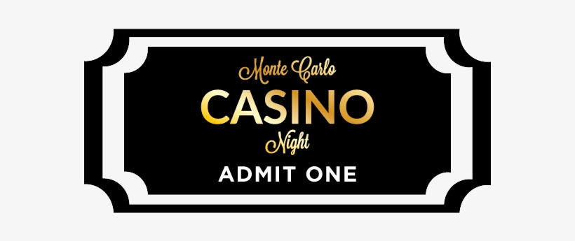 Casino Night Tickets, transparent png download