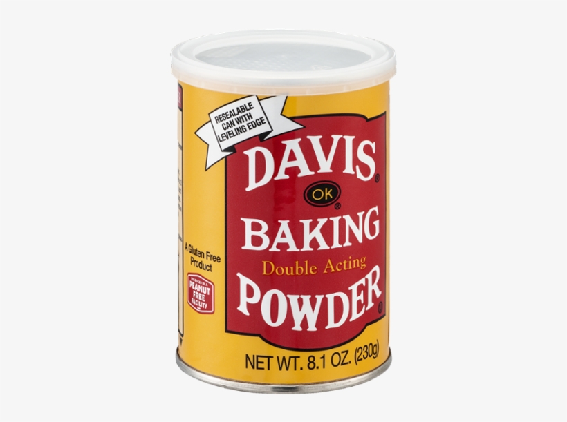 Davis Baking Powder 8.1 Oz Canister PNG Image Transparent PNG Free