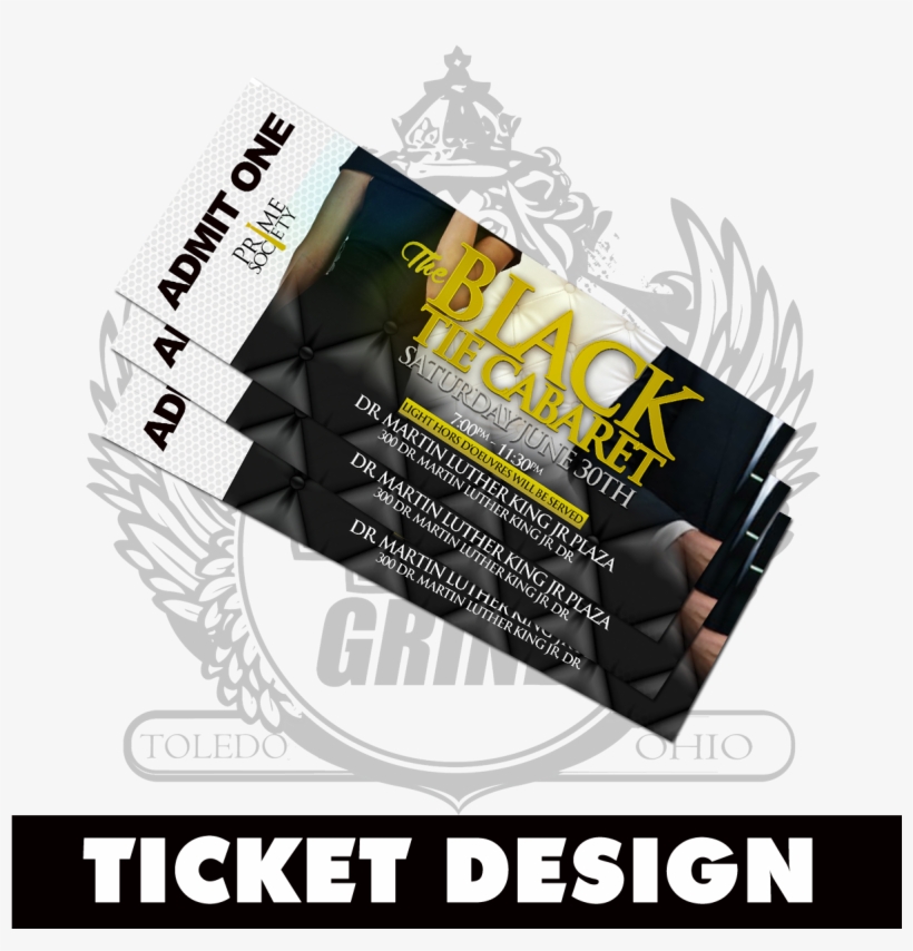 Ticket Design - One Piece Wing Vinyl Wall Art, Size Medium, transparent png download
