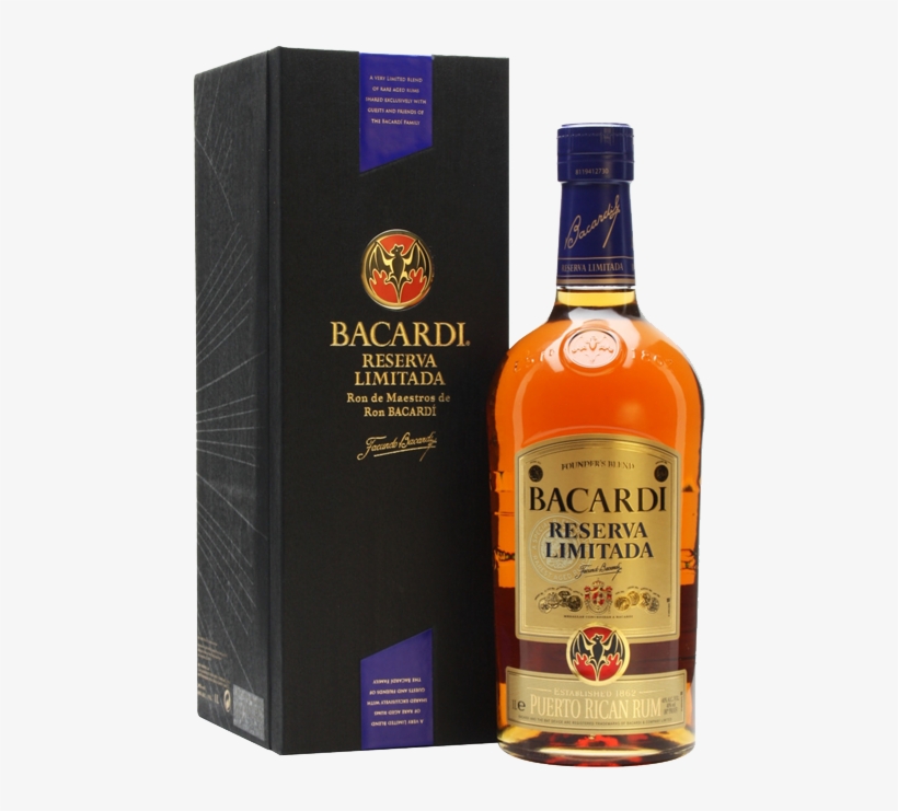 Bacardi Reserva Limitada Rum Gift Box - Bacardi Gran Reserva Limitada, transparent png download