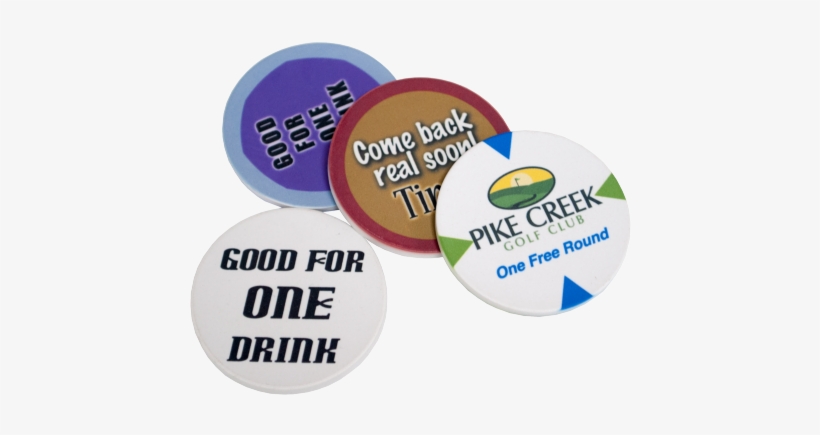 Matte White Ceramic Poker Chip - Sublimation Poker Chips, transparent png download