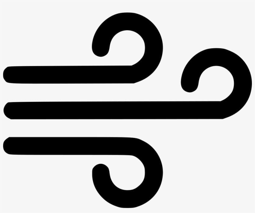 Forecast Wind Windy Comments - Windy Font Icon, transparent png download