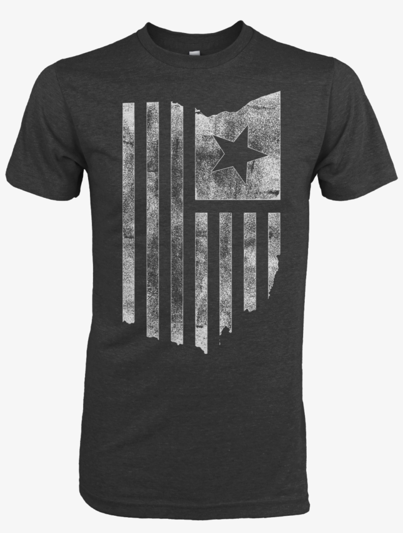 Image Of Ohio American Flag Black - Elvis Presley, transparent png download