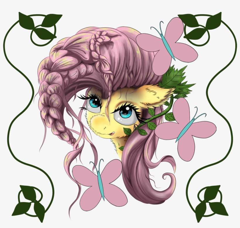 1500x1500, Flutter Hair ) - Fluttershy, transparent png download