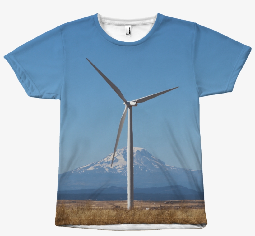 Windy Flat T-shirt - Shirt, transparent png download