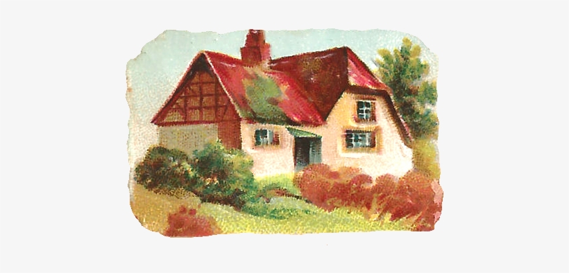 Clipart Free Stock Antique Images Free Digital Clip - Country Home Clip Art, transparent png download
