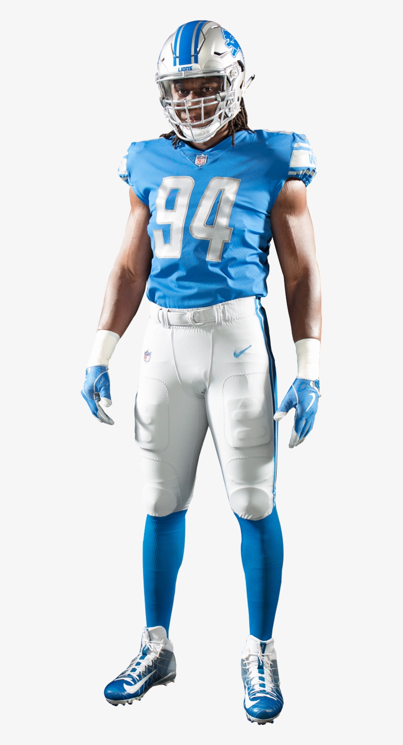 With The Introduction Of The New Lions Logo, The Helmet - Detroit Lions Uniform, transparent png download