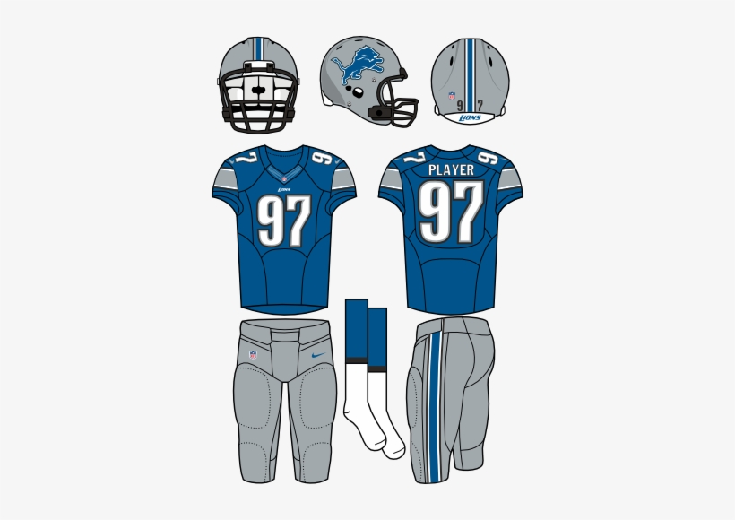 Detroit Lions - New York Jets Home Uniform, transparent png download