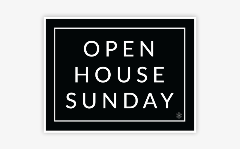 Open House Sunday - Poster, transparent png download