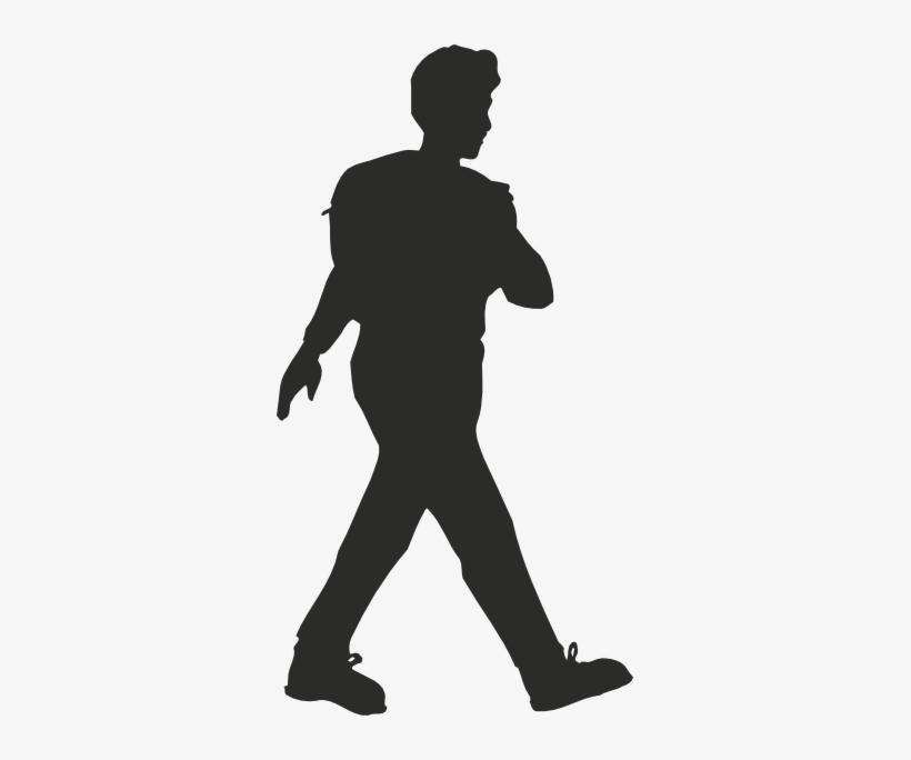 Hiker Bronx - Silhouette Man Hike Png, transparent png download