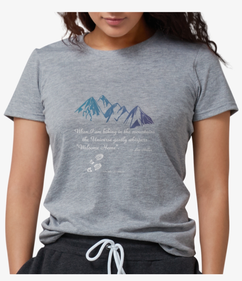 Lee Hiller Women's Tri-blend - Just Breathe T Shirt, transparent png download