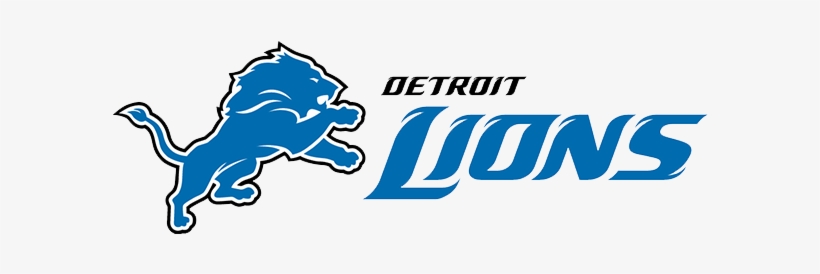 Corporate - Wincraft Detroit Lions 3" X 10" Logo, transparent png download