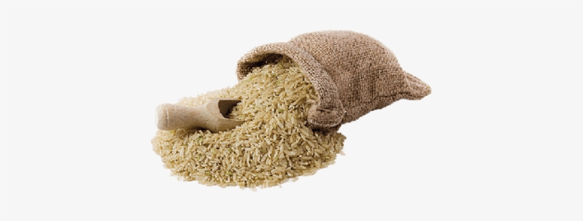Bag With Spilled Rice And Scoop - Dieta Do Arroz Integral, transparent png download