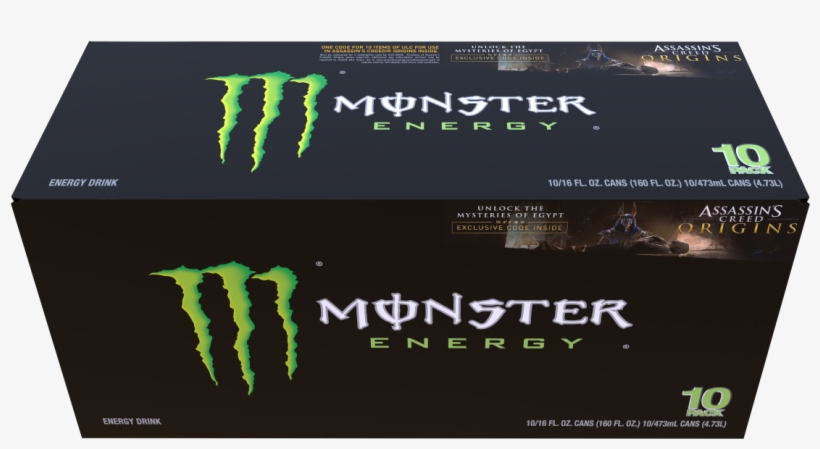 No Caption Provided - Monster Energy Assassin's Creed Origins, transparent png download