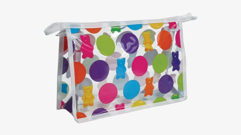 Picture Of Polka Dot Gummy Bears Clear Travel Bag - Groove, Llc., transparent png download