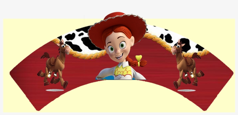 Jessie Free Printable Cupcake Wrappers - Invitaciones De Jessy La Vaquerita, transparent png download