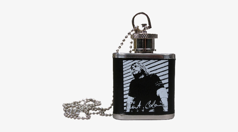 Kurt Cobain - Flask Necklace, transparent png download