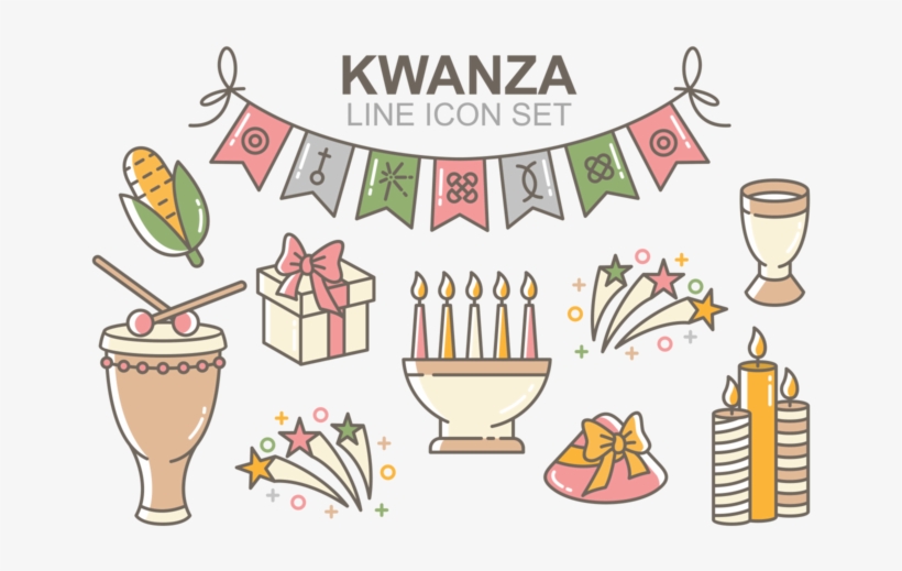 Kwanzaa Icons Vector - Minuto De Confianza, transparent png download