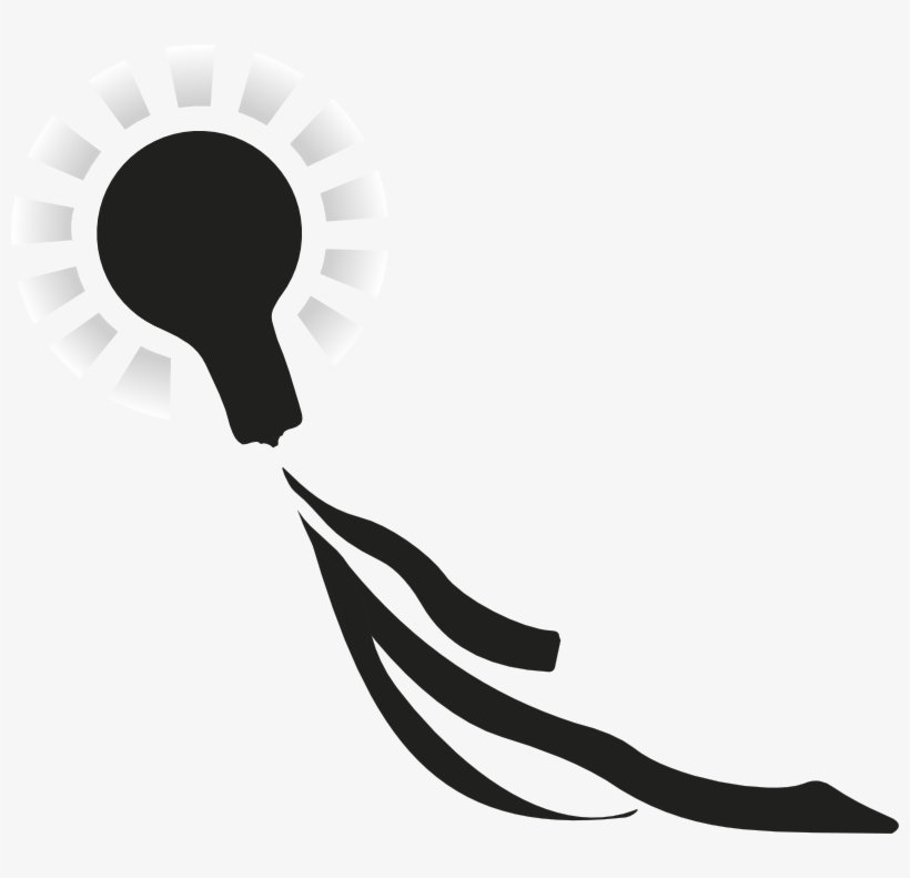 Clipart - Wandering Lightbulb - Incandescent Light Bulb, transparent png download