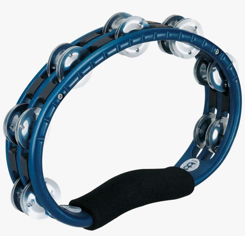 Hand Held Traditional Abs Tambourine, Aluminum Jingles - Meinl Hand Held Tambourine Blue, transparent png download