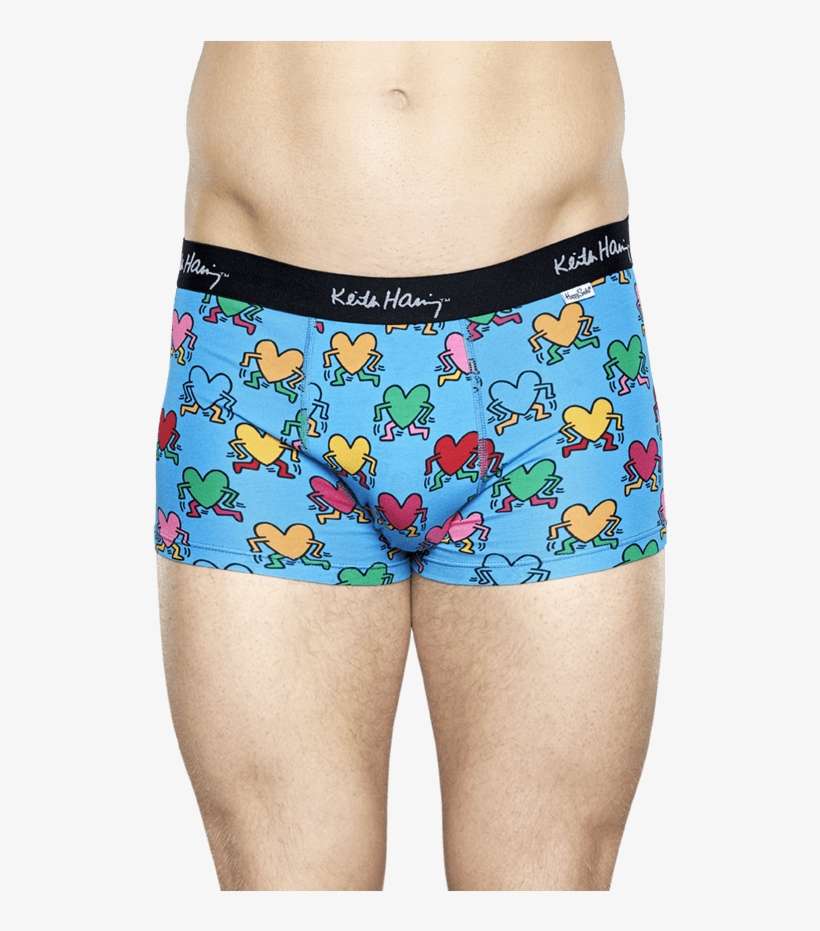 Can't Decide On Which Pair Of Keith Haring Trunks To - Happy Socks Bokserki, transparent png download