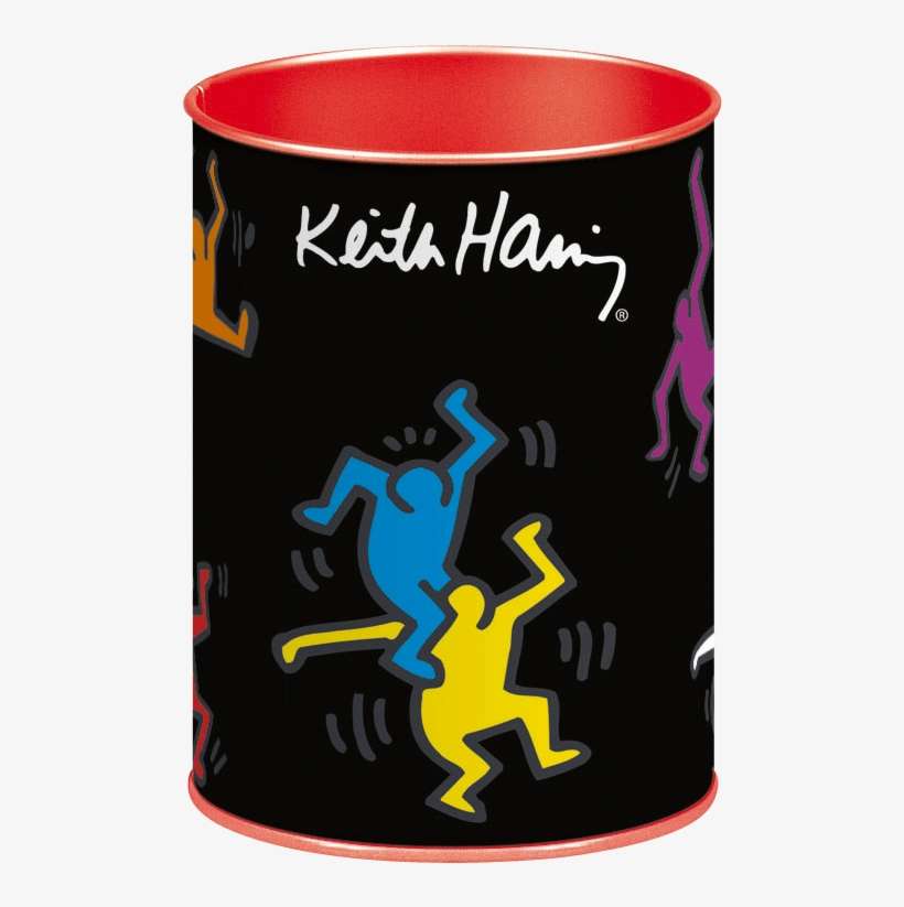 Pencil Holder Keith Haring Black - Universe Of Keith Haring (2008), transparent png download