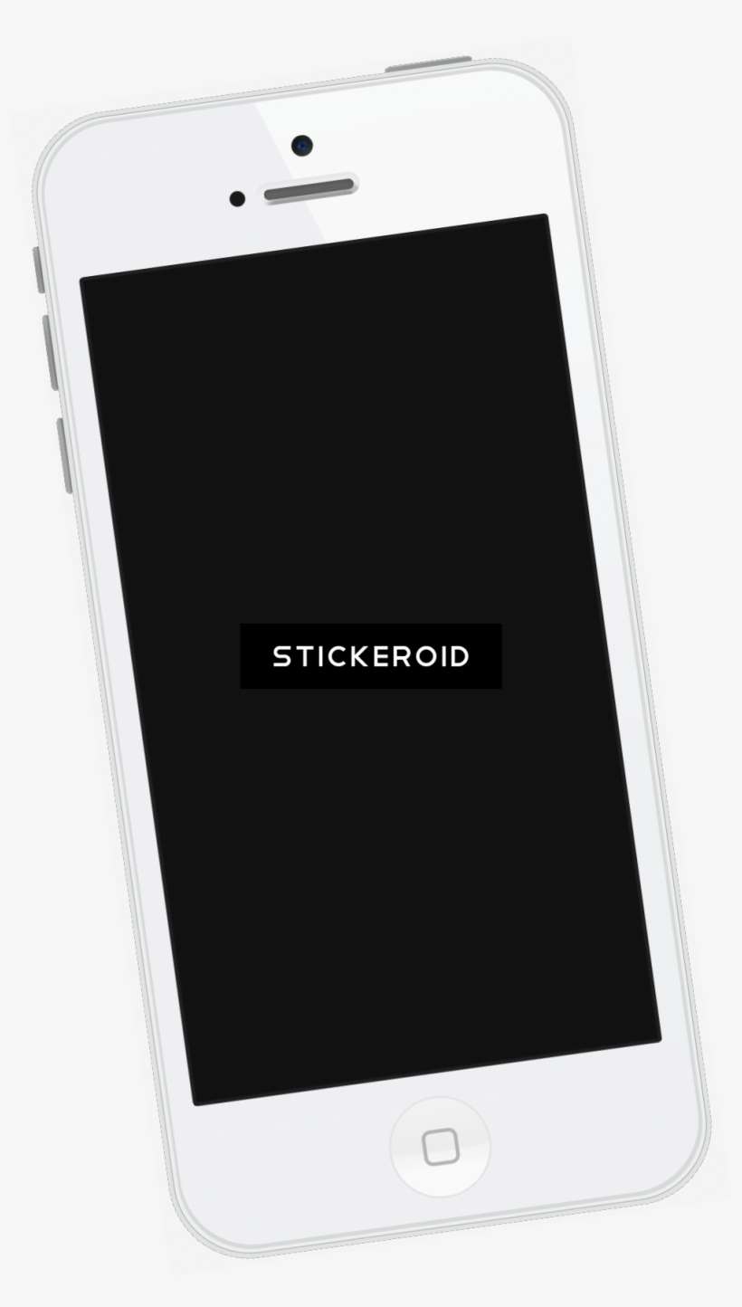 Portrait White Iphone - Smartphone, transparent png download