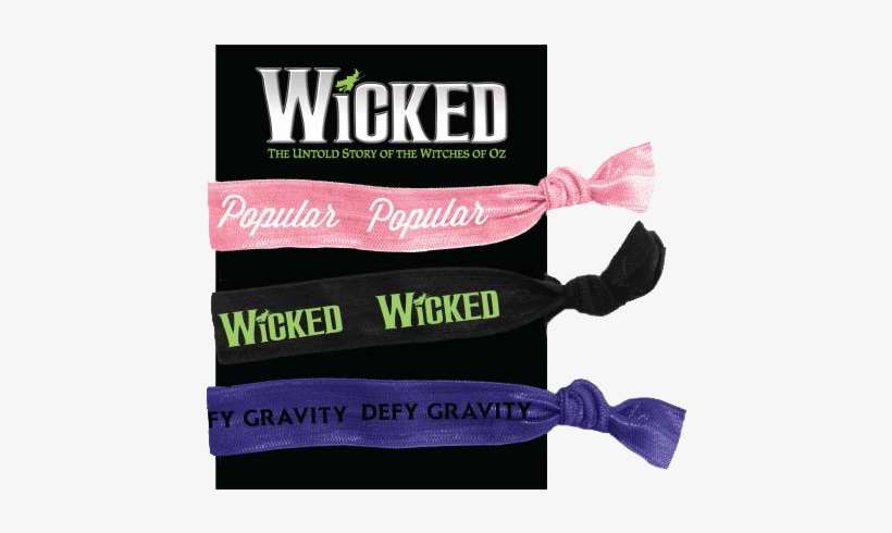 Logo Hair Tie Set - Wicked The Musical, transparent png download