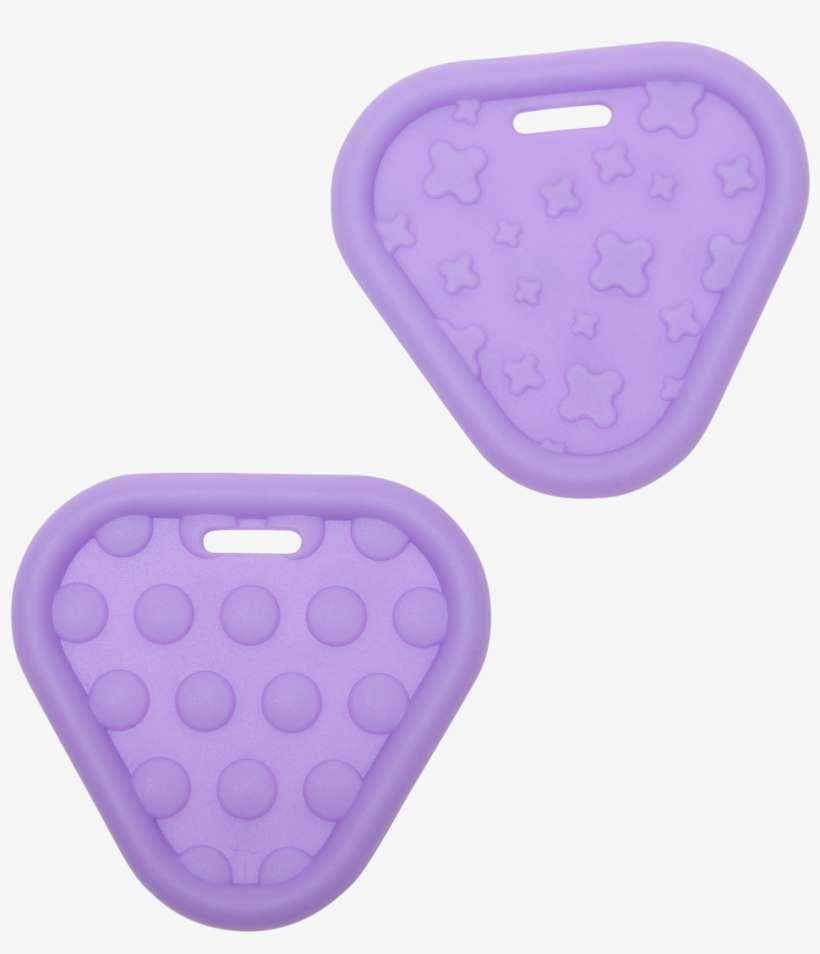 Teether Triangle - Material - Tpe - Purple - 55 Mm - Blue, transparent png download