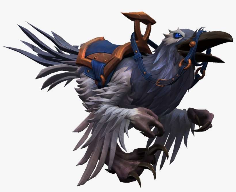 Raven Mount White - Heroes Of The Storm, transparent png download