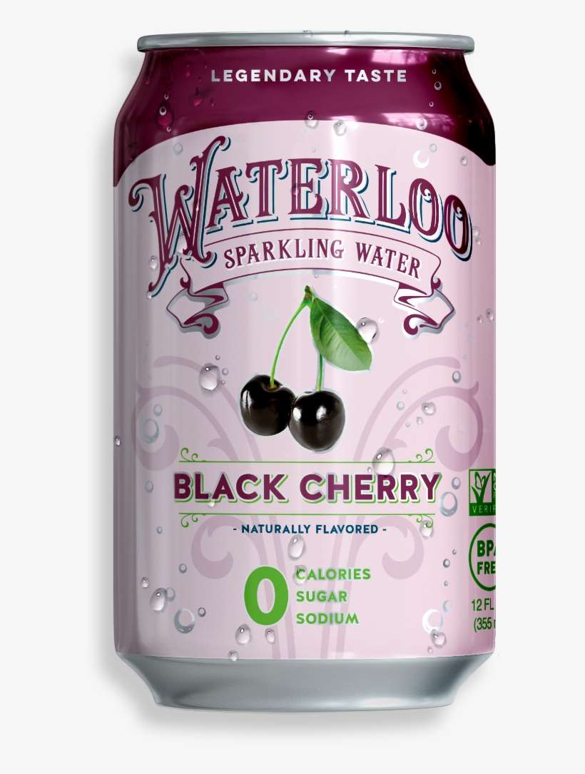 Can Blackcherry - Waterloo Sparkling Water, transparent png download