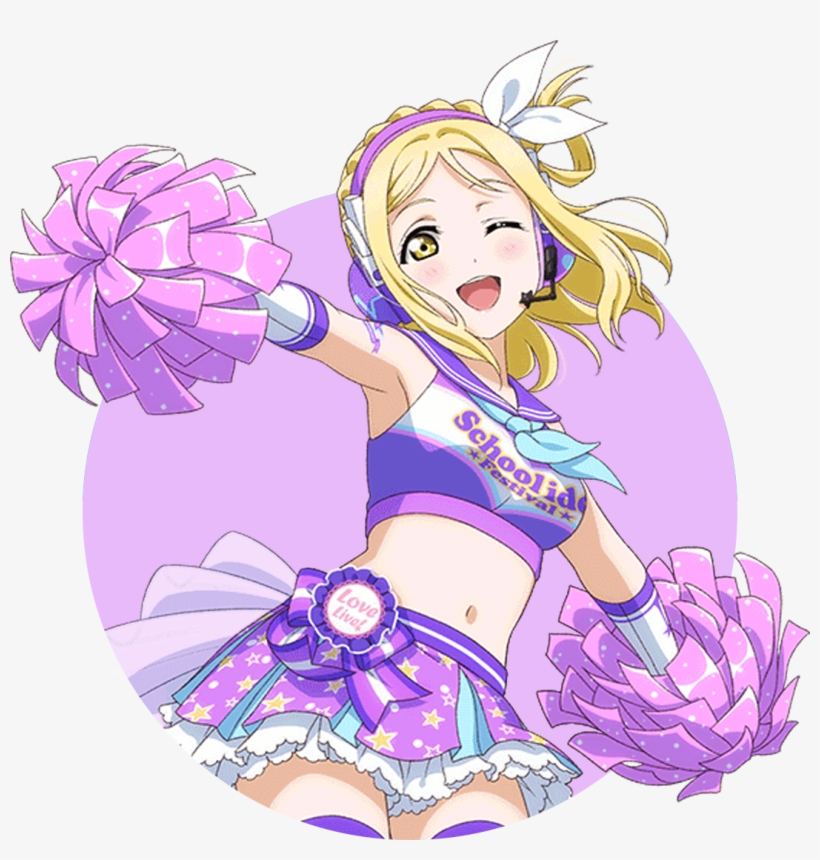 Love Live Photo Edits~ Cheerleader Mari Icons - Mari Ohara Cheer Set, transparent png download