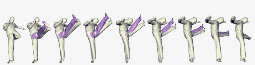 Dressed 3d Humans In Motion - Illustration, transparent png download