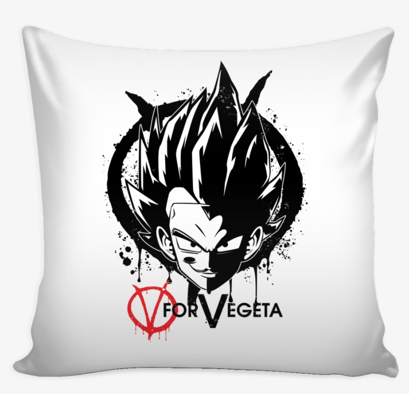 Super Saiyan Vegeta V Vendetta Pillow Cover 16" - Transparent Pillow Cute Png, transparent png download