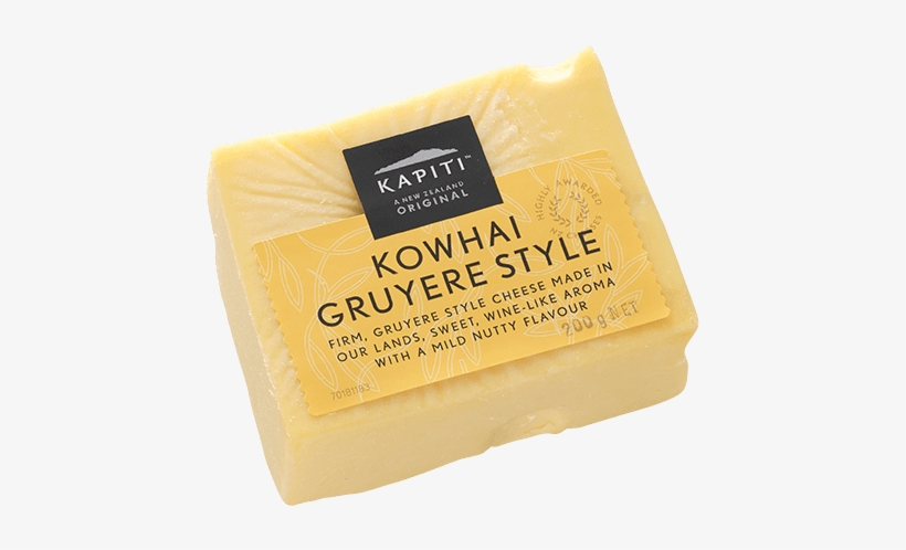 Kāpiti Kowhai Gruyere Style Cheese - Kapiti Ice Cream, transparent png download