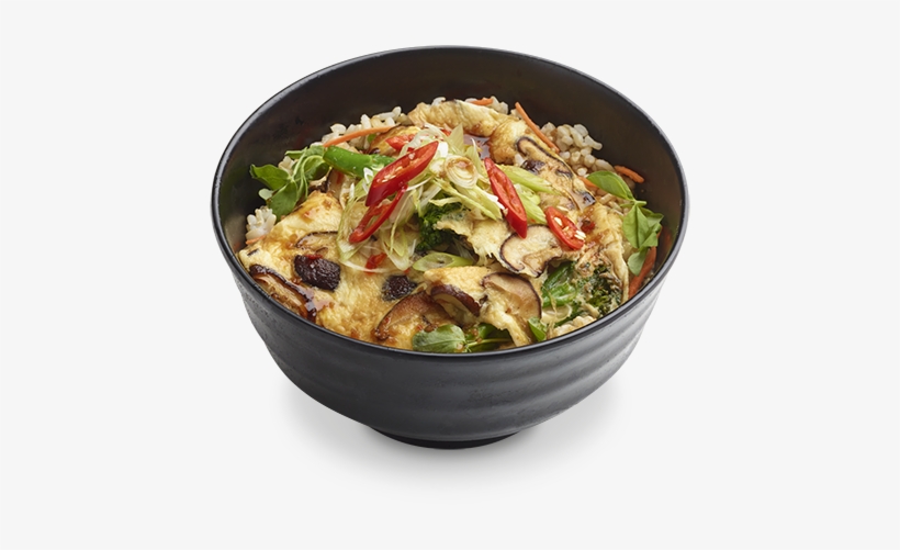 Shiitake Mushroom Donburi Shiitake Donburi Wagamama Calories PNG