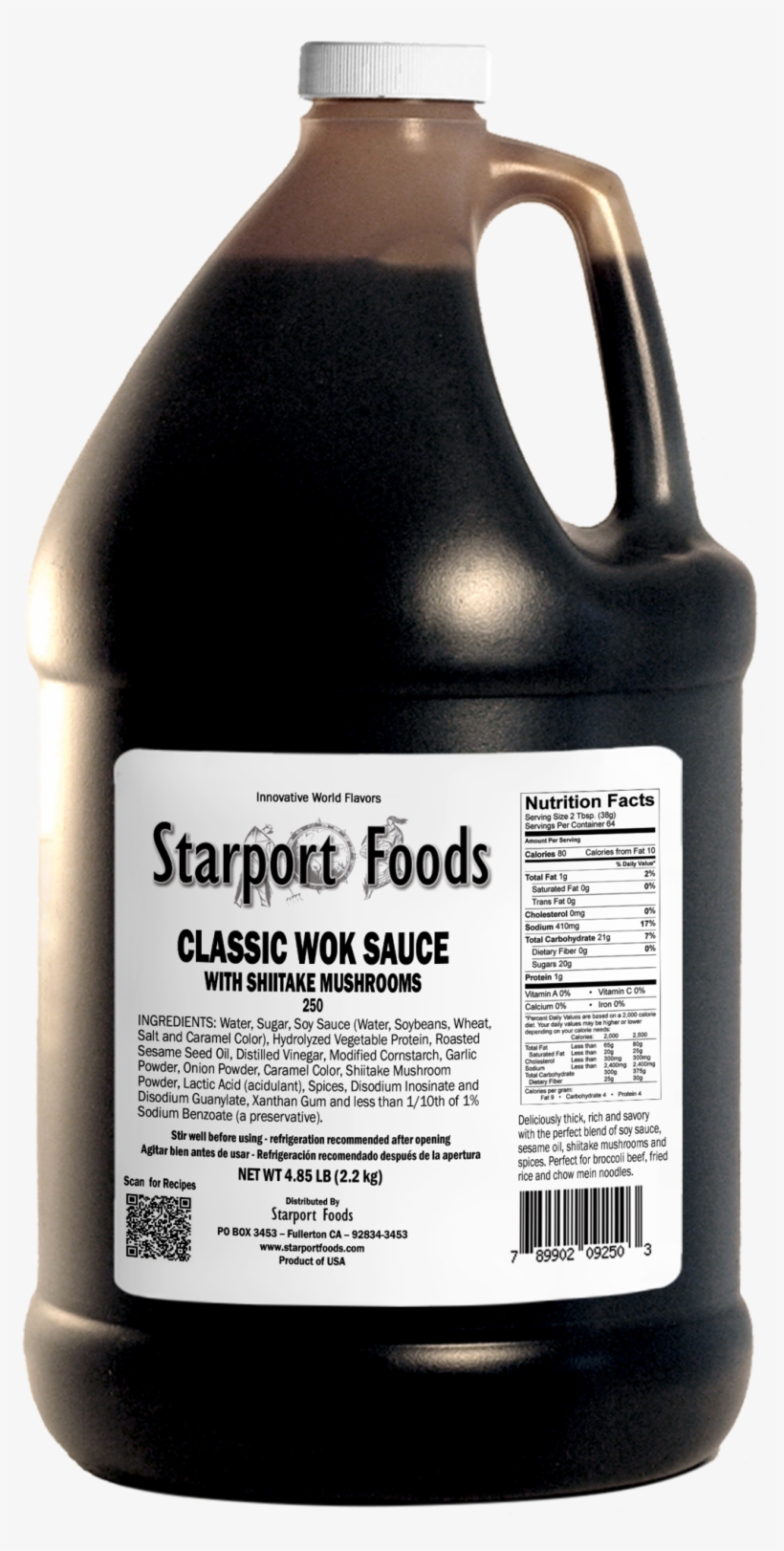 Classic Wok Stir-fry Sauce With Shiitaki Mushrooms - Starport Jerk Sauce, transparent png download
