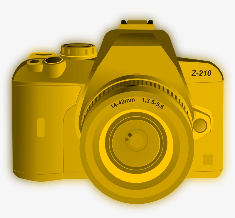 Open - Camera Icon Gold Transparent, transparent png download