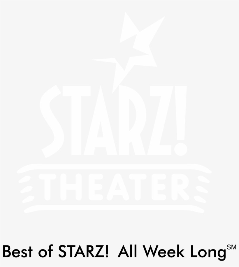 Starz Theater Logo Black And White - Bing Bong, transparent png download
