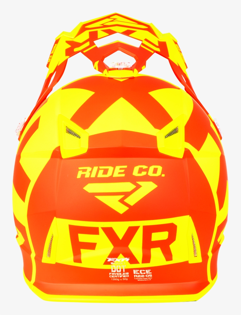 Boost Clutch Helmet Hi Vis / Nuke Red - Motorcycle Helmet, transparent png download
