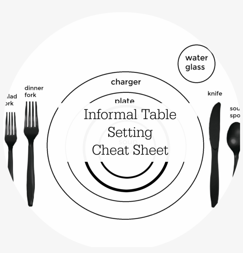 Almost There - Table Setting, transparent png download