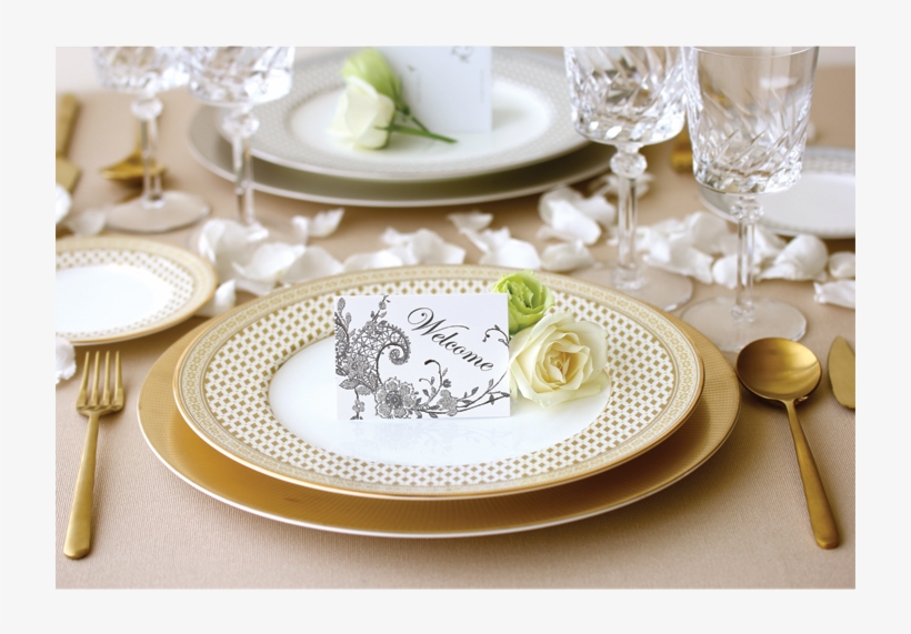 Granada Gold 5-piece Place Setting, transparent png download